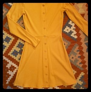 Reformation long-sleeved mini dress